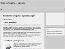 Tablet Screenshot of guidepompeagraisse.com